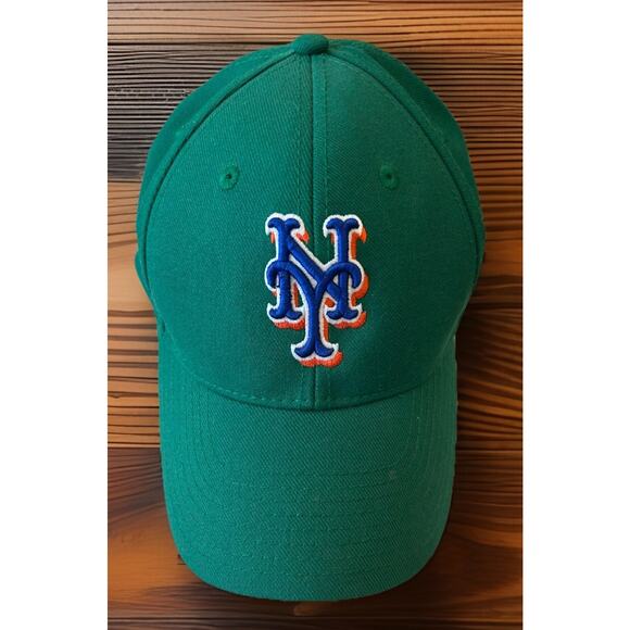 New York Mets New Era Hat Kelly Green St. Patrick's Day Patches Embroidered RARE